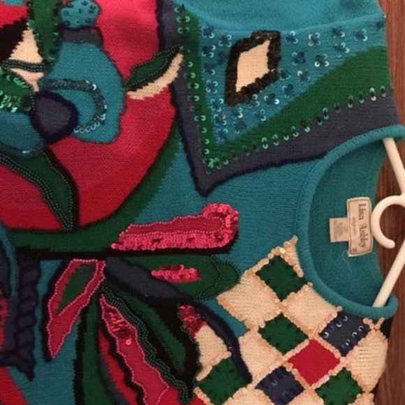 Vintage sequins sweater - Picture 9 of 11